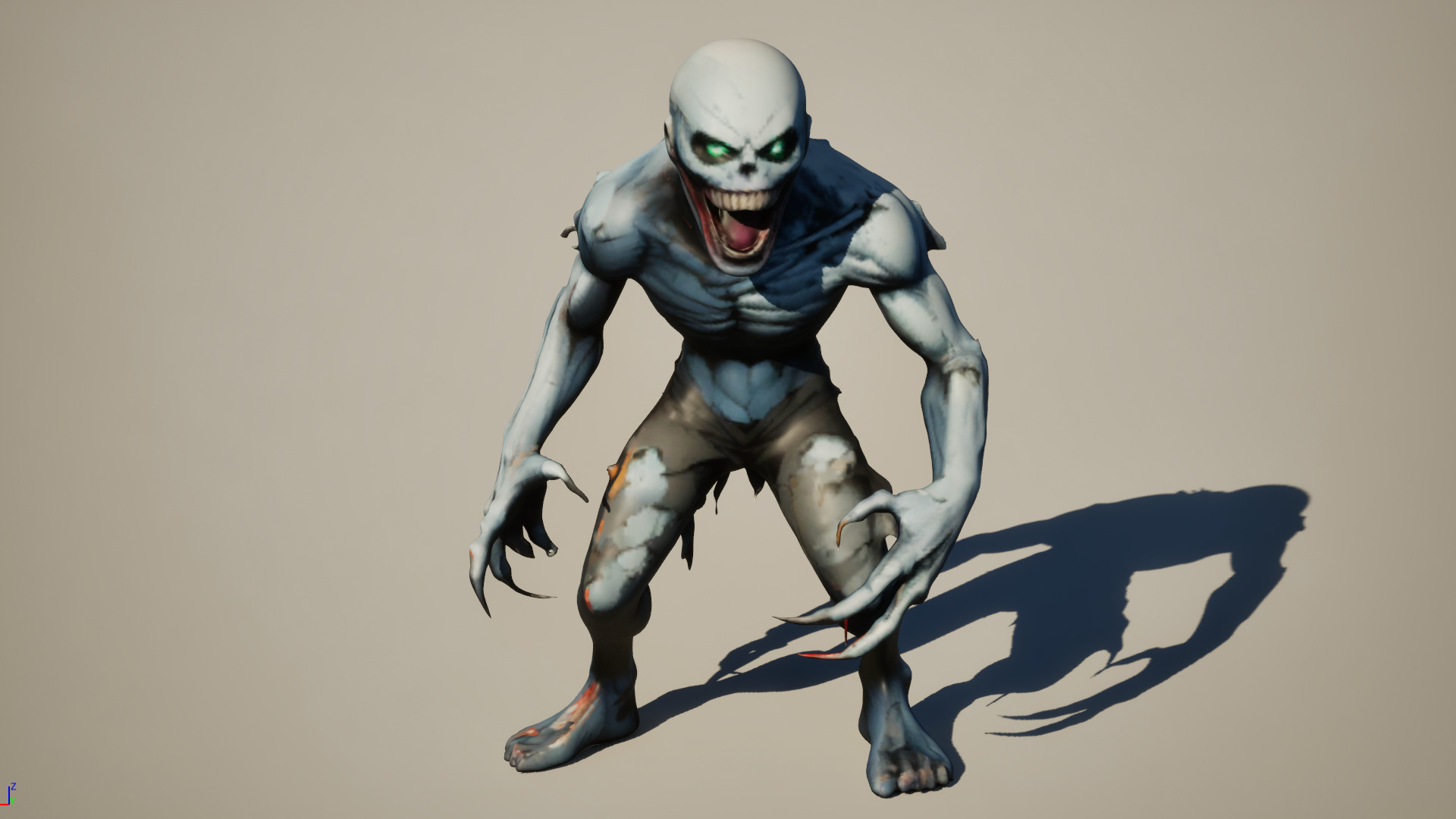Ghoul Character Pack Low-poly 3D model_20