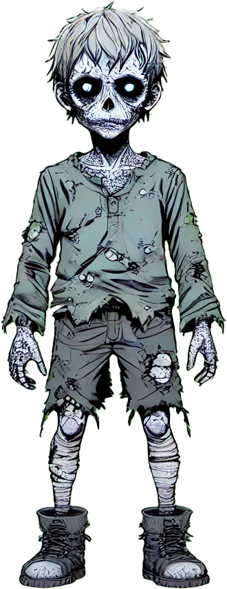 Ghoul Character Pack Low-poly 3D model_8