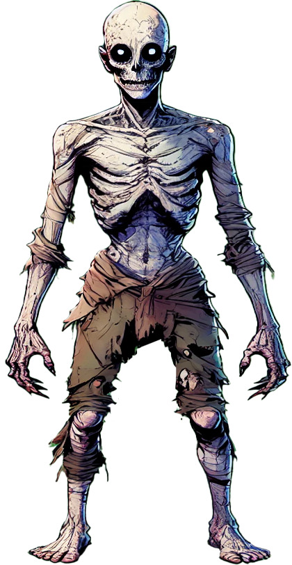 Ghoul Character Pack Low-poly 3D model_4