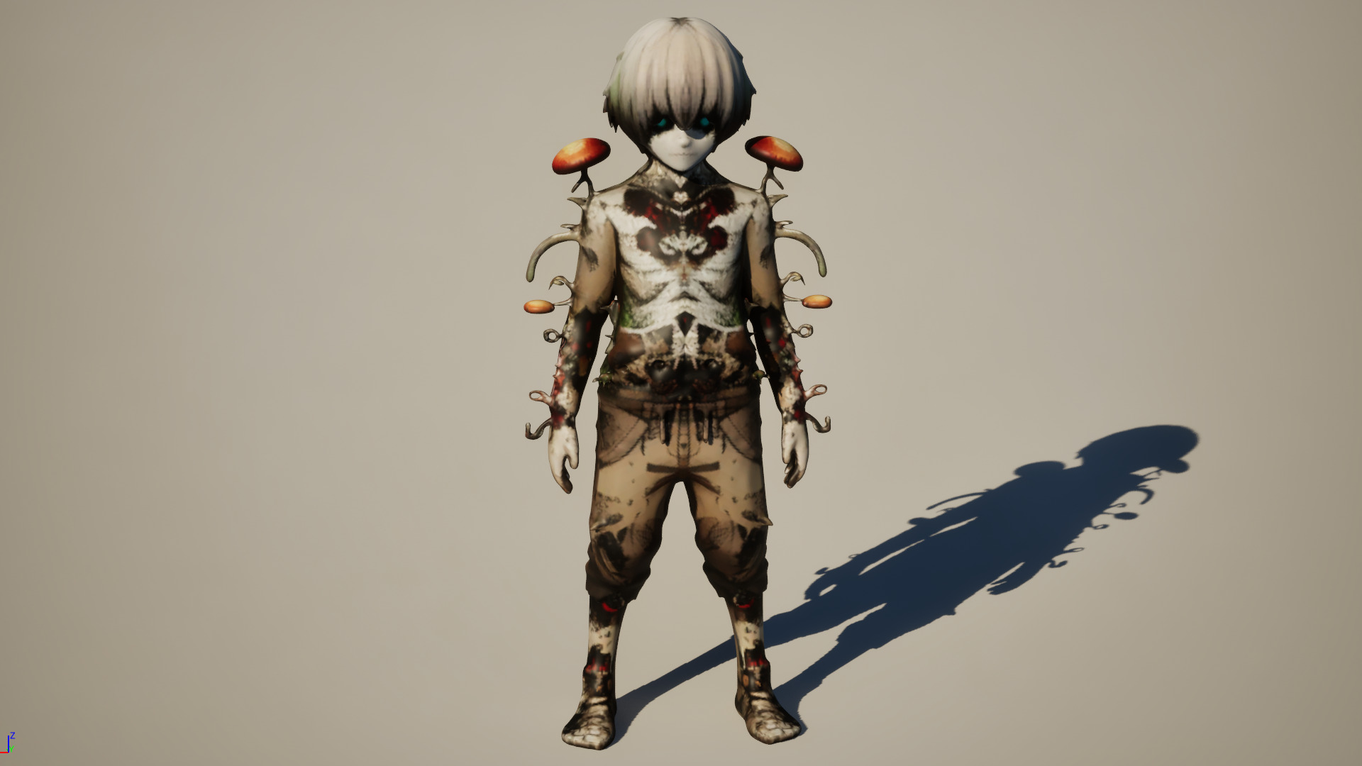 Ghoul Character Pack Low-poly 3D model_30