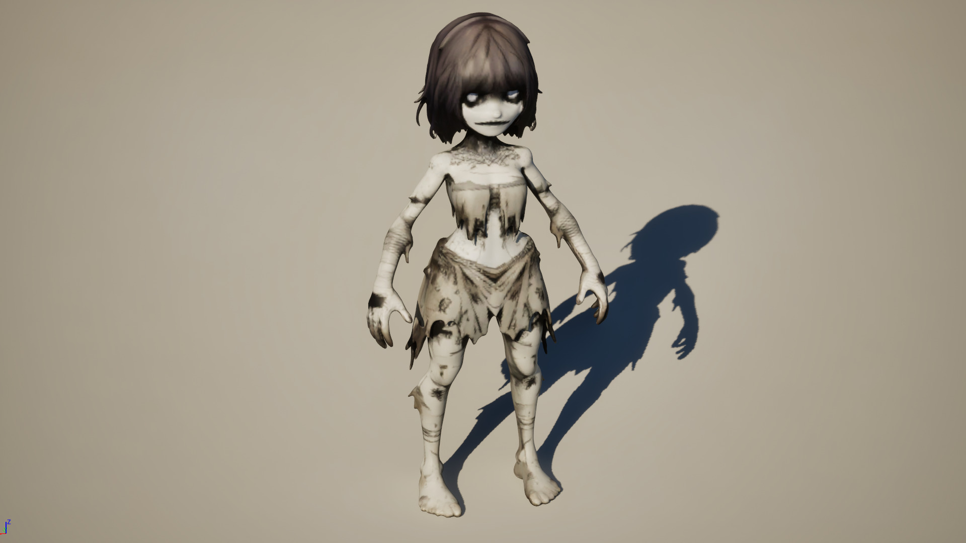 Ghoul Character Pack Low-poly 3D model_18