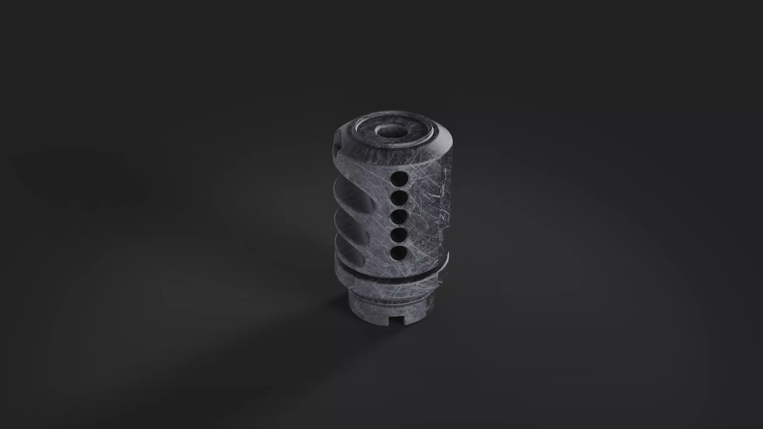 muzzle brake  vol7 3D model_0