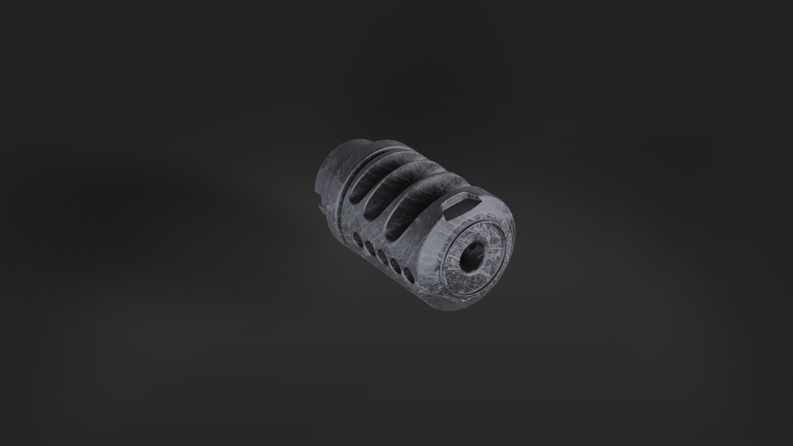 muzzle brake  vol7 3D model_4