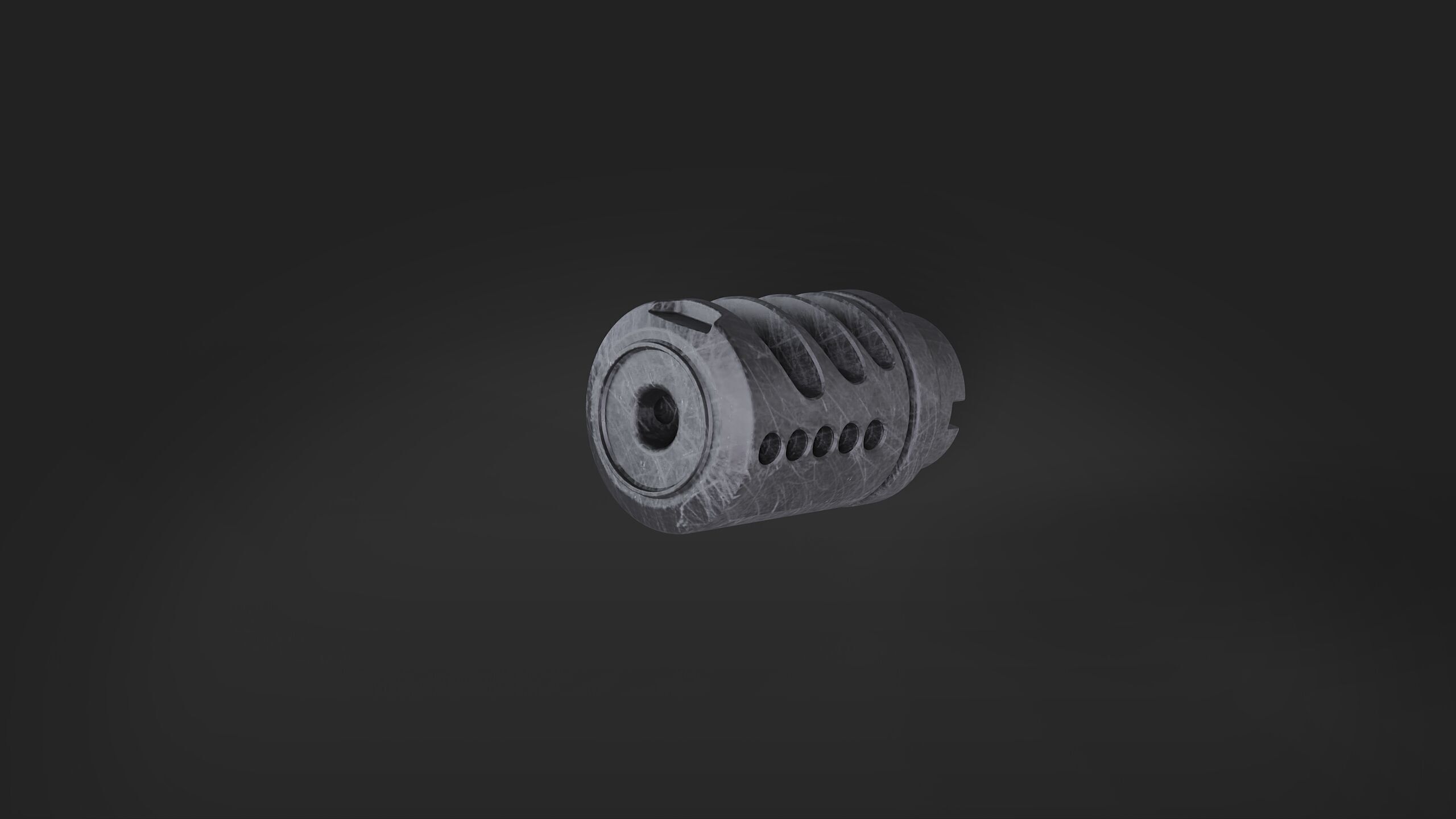 muzzle brake  vol7 3D model_3