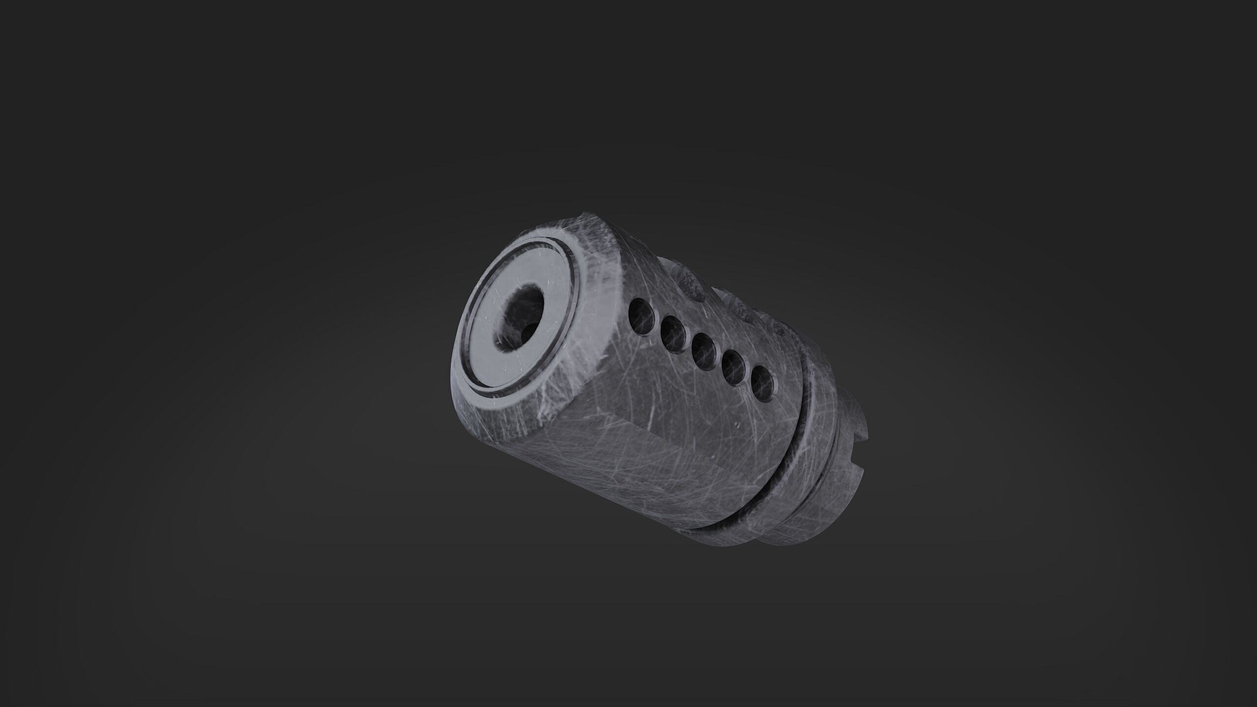 muzzle brake  vol7 3D model_7