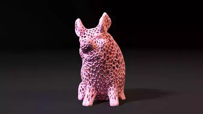 Garden pig 3D print model