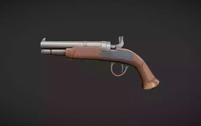 antique flintlock pistol