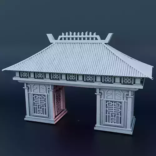 Japanese house 3D print model