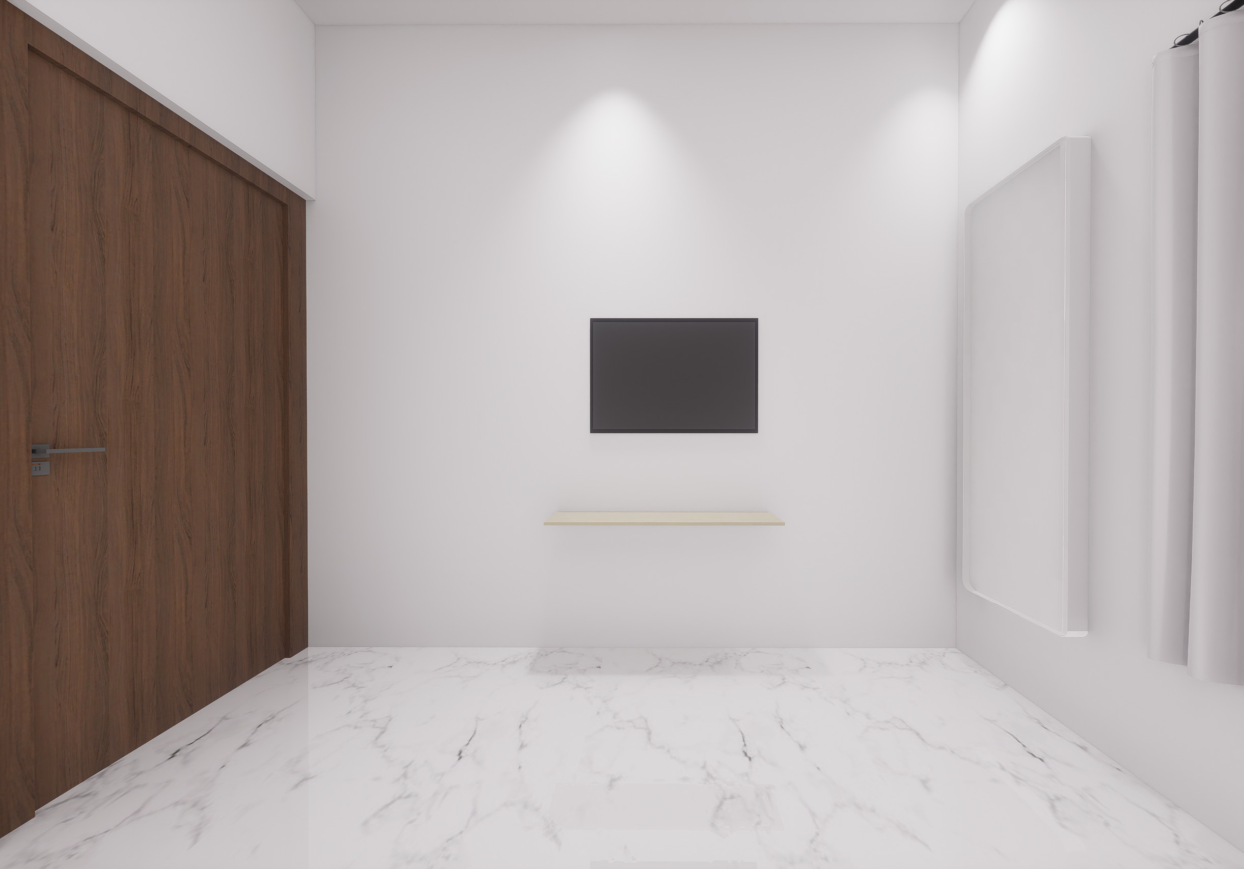 1bhk interior work 3D model_9