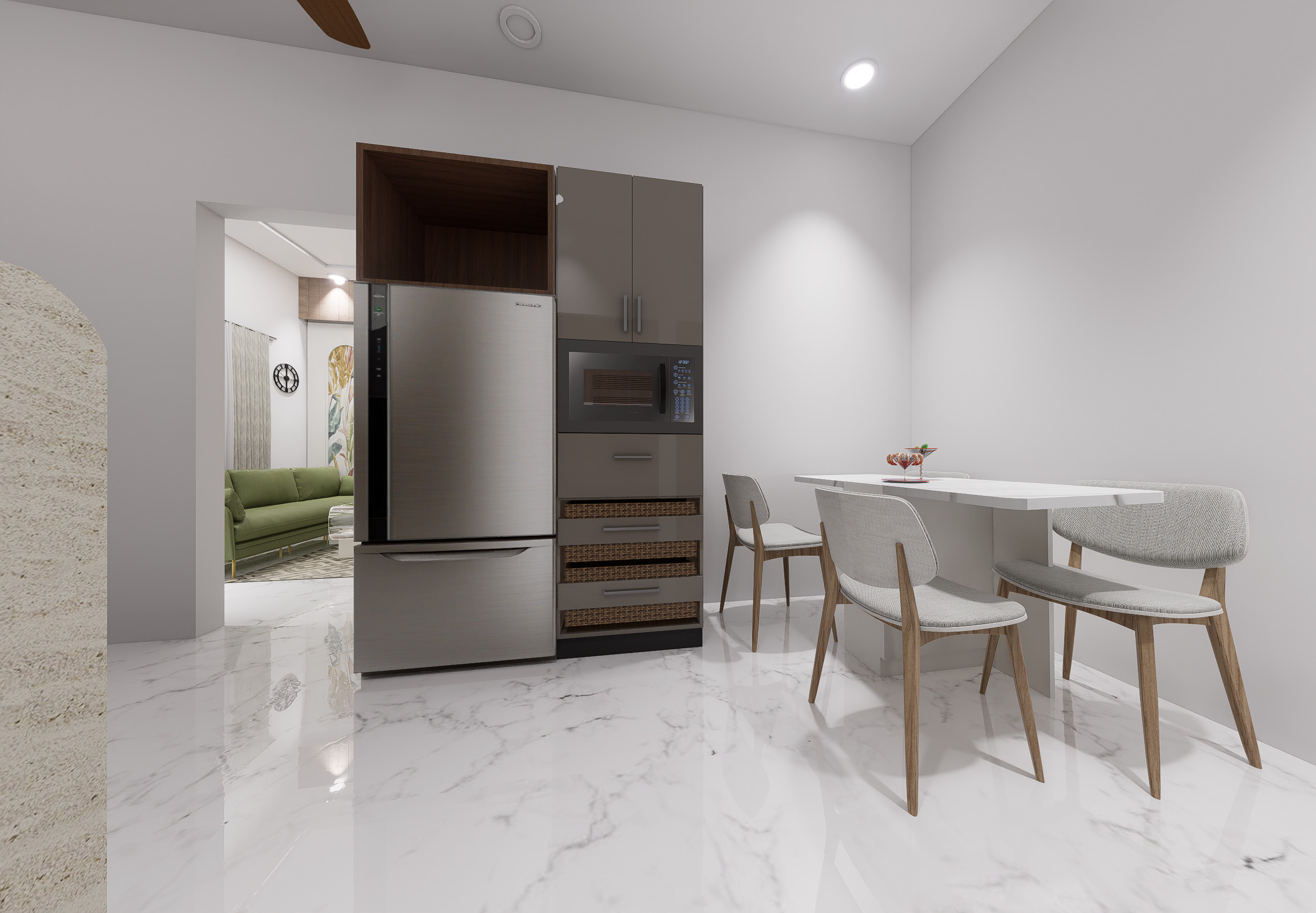 1bhk interior work 3D model_5