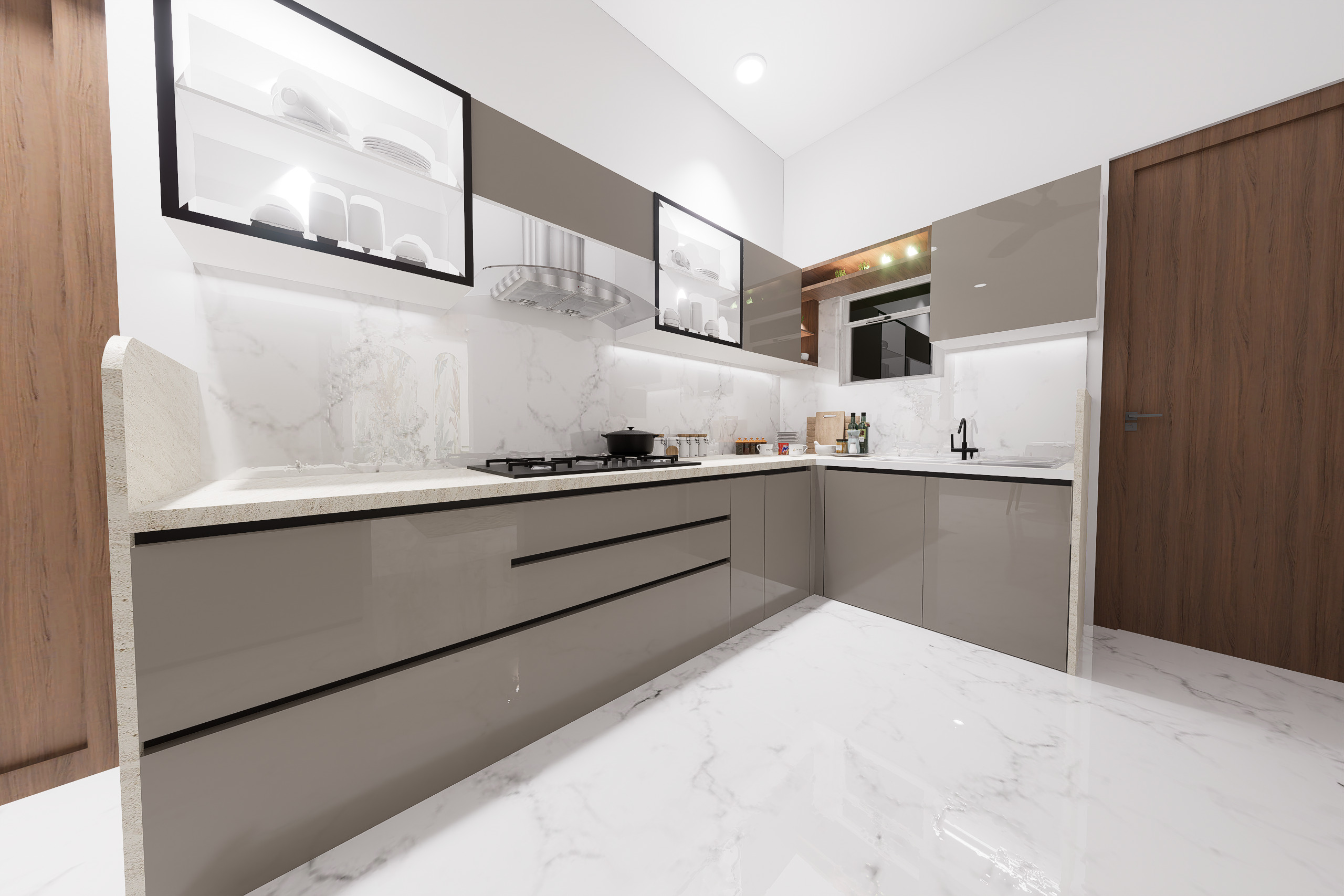 1bhk interior work 3D model_4