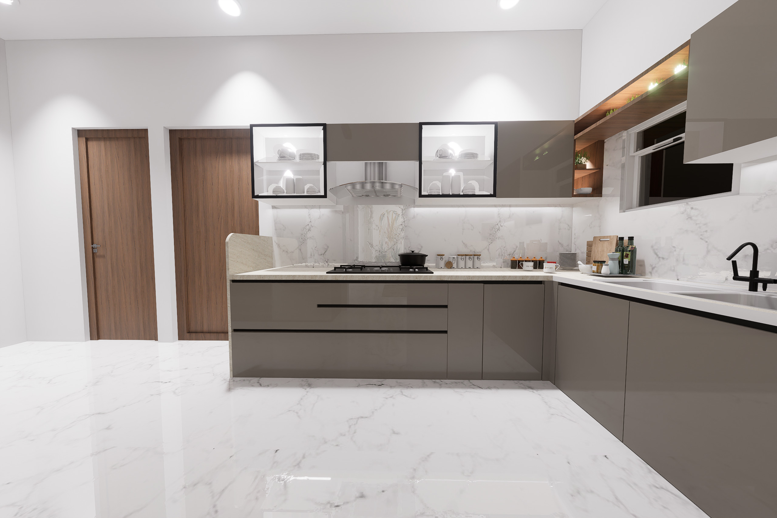 1bhk interior work 3D model_3