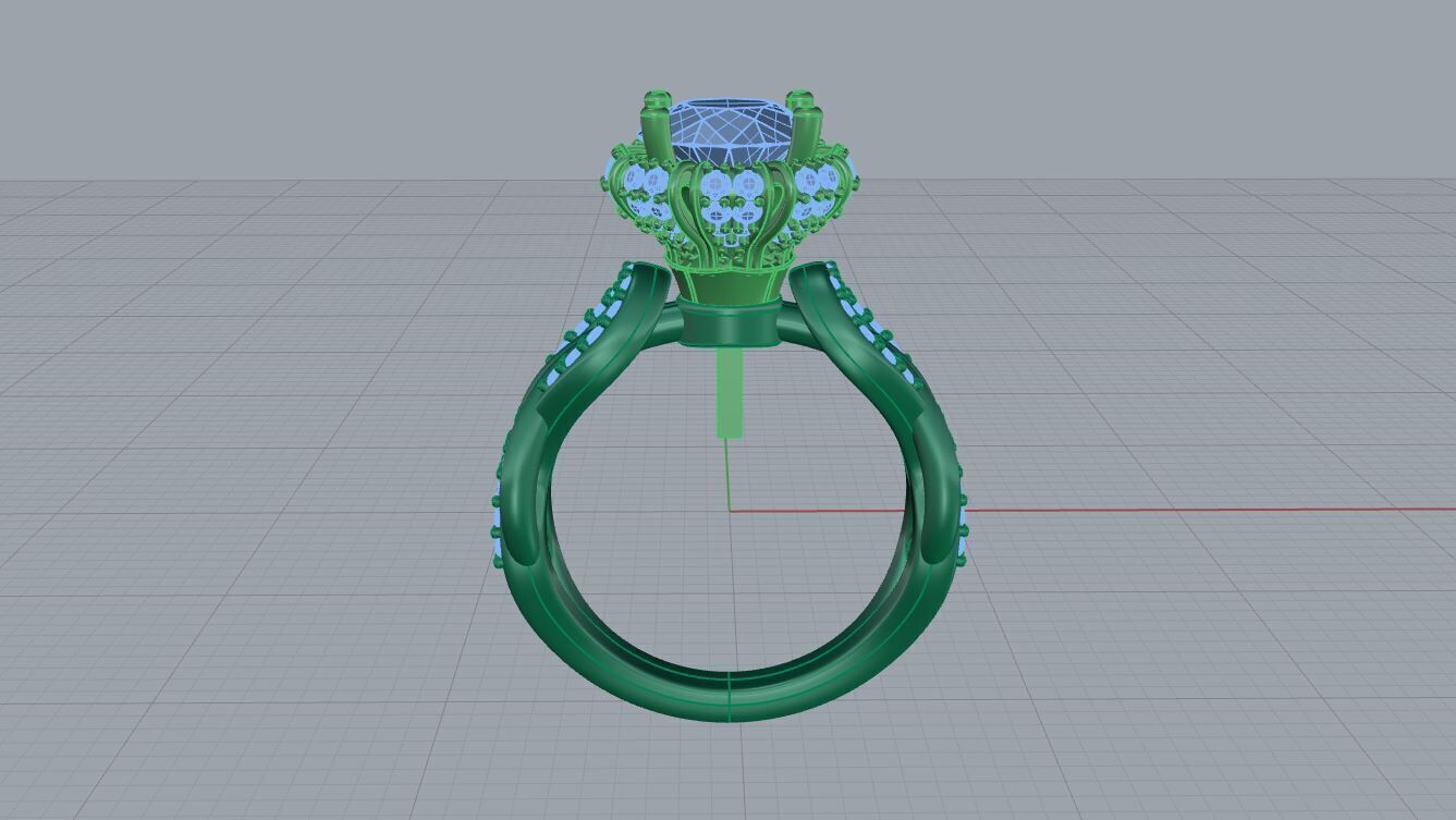 Nice ring 04 3D print model_3