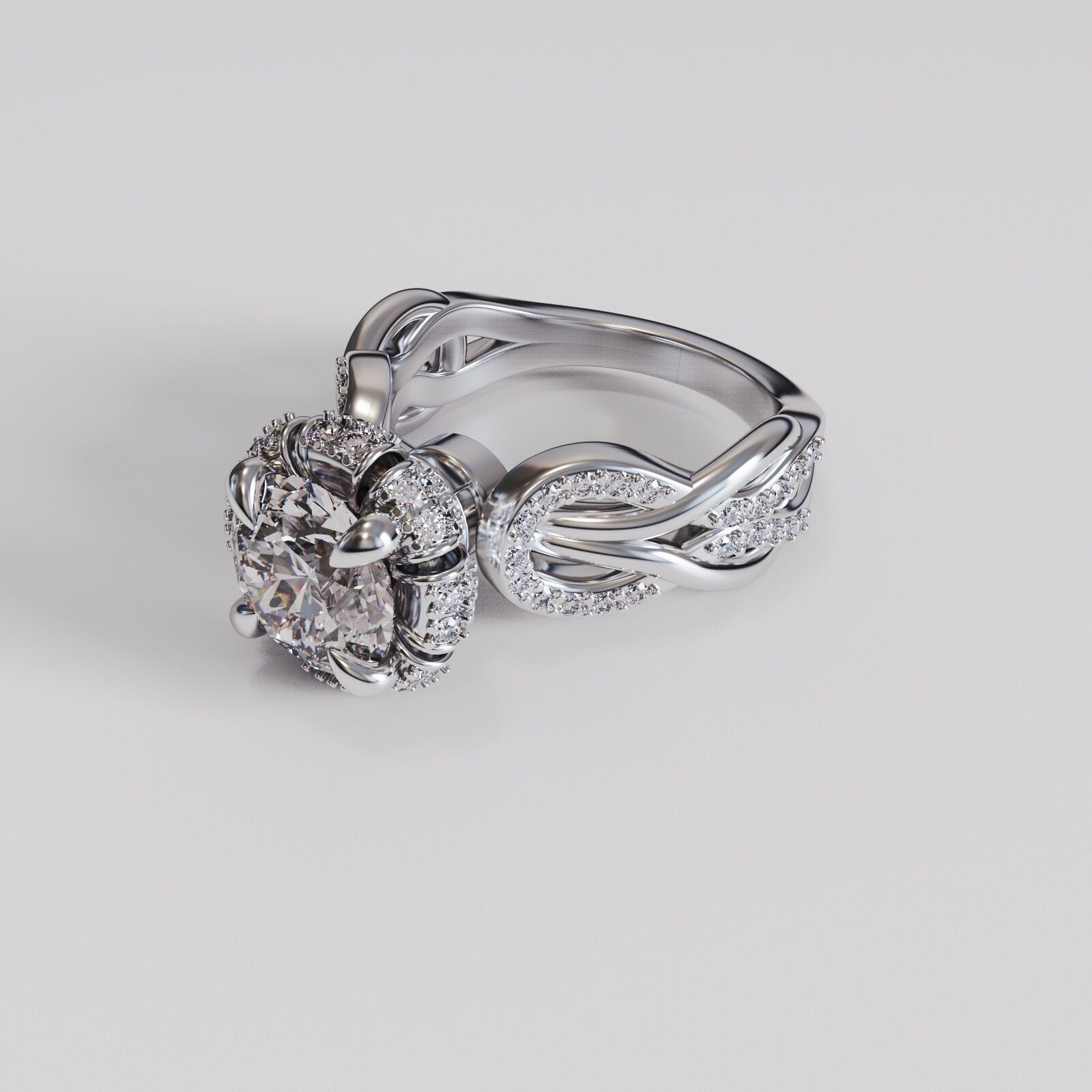 Nice ring 04 3D print model_1