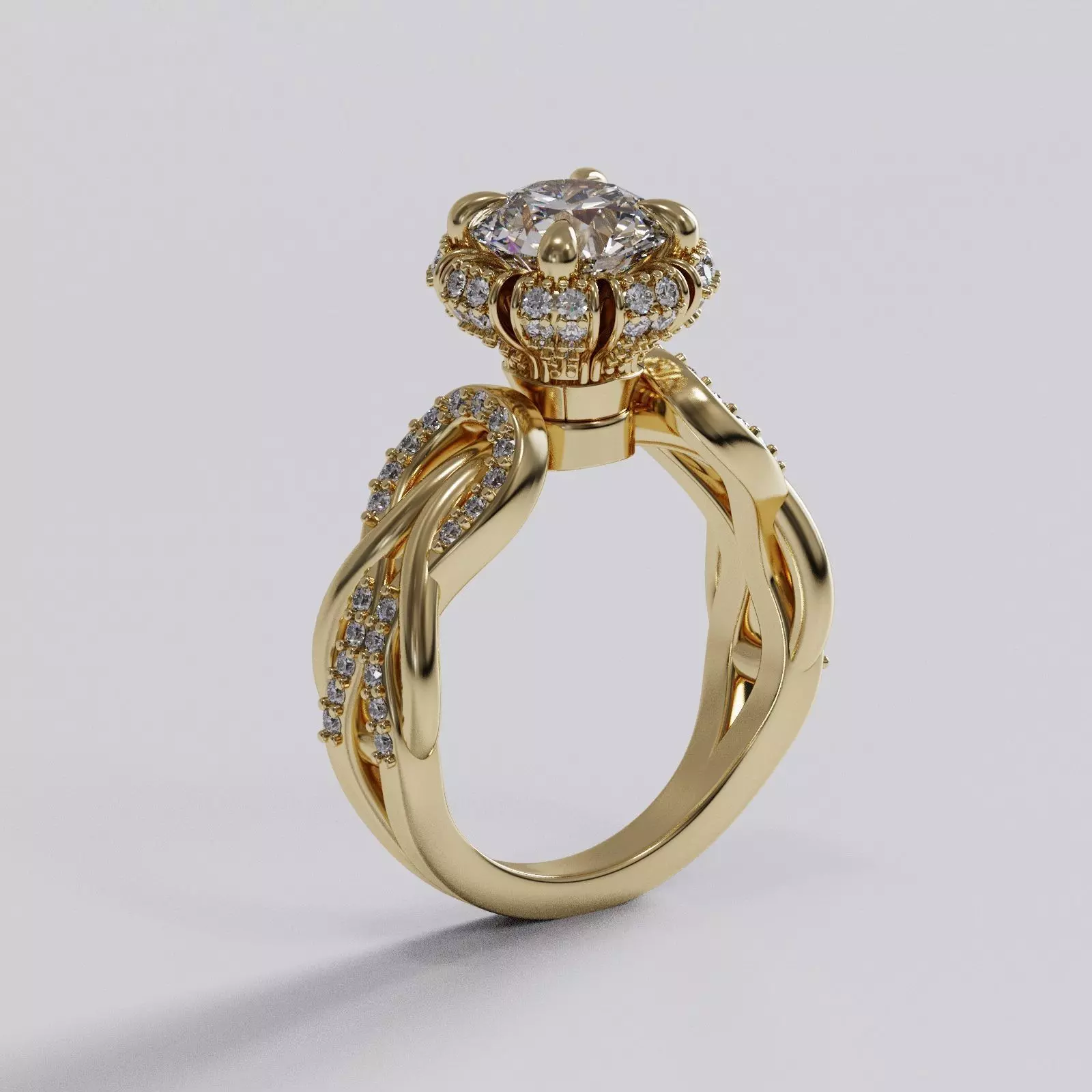 Nice ring 04 3D print model_0