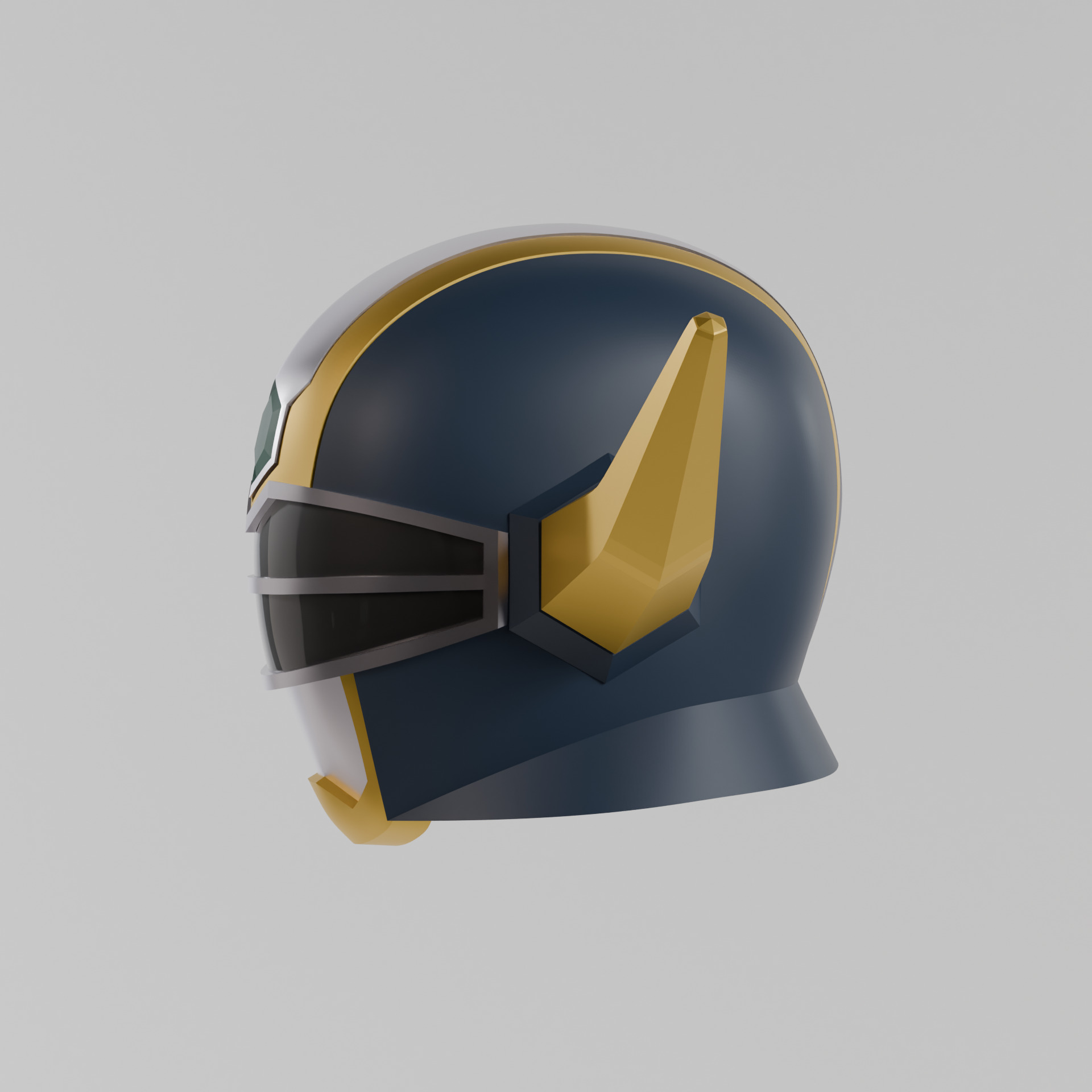 Magna Defender Power Rangers Lost Galaxy Kuro Kishi Hyuuga 3D print model_2