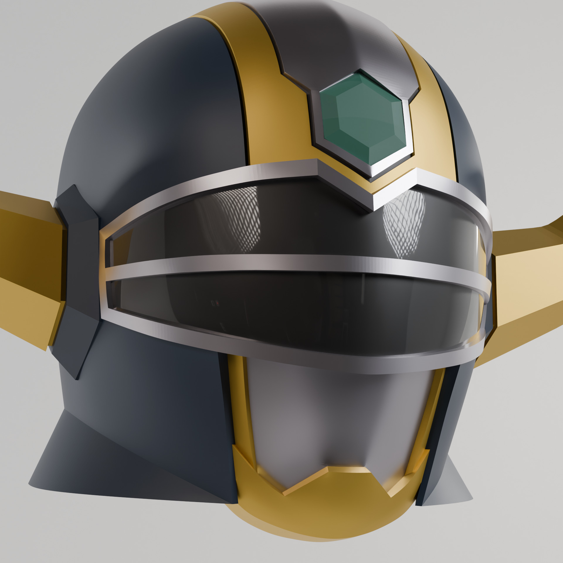 Magna Defender Power Rangers Lost Galaxy Kuro Kishi Hyuuga 3D print model_4