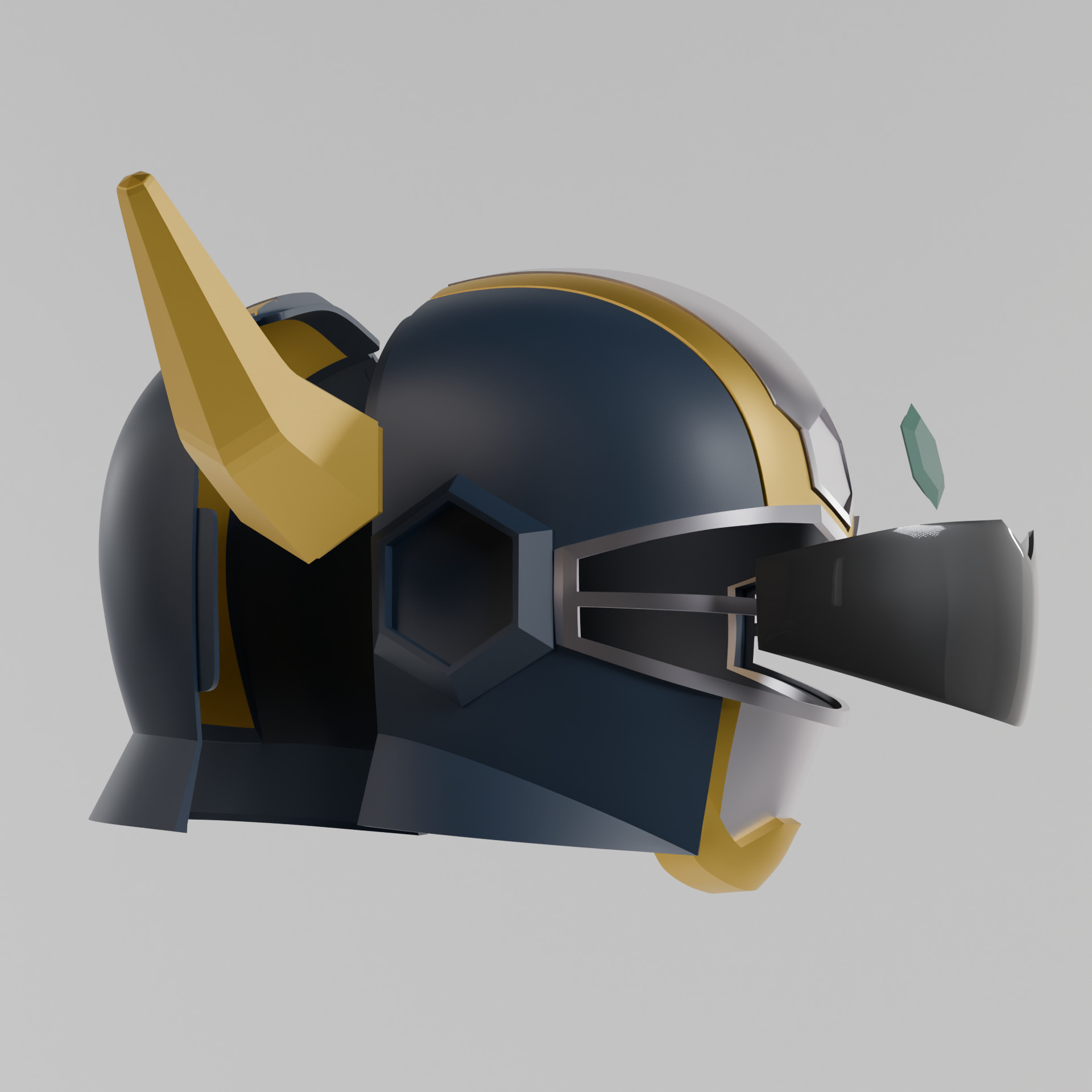 Magna Defender Power Rangers Lost Galaxy Kuro Kishi Hyuuga 3D print model_5