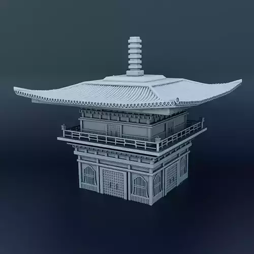 Japanese house 3D print model
