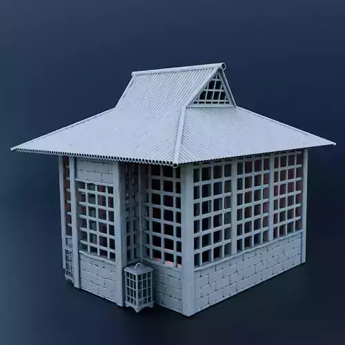 Japanese house 3D print model