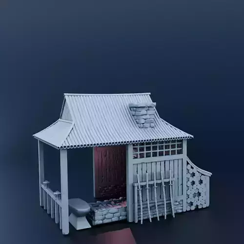 Japanese house 3D print model