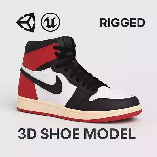 Air Jordan 1 Retro High OG Black Model