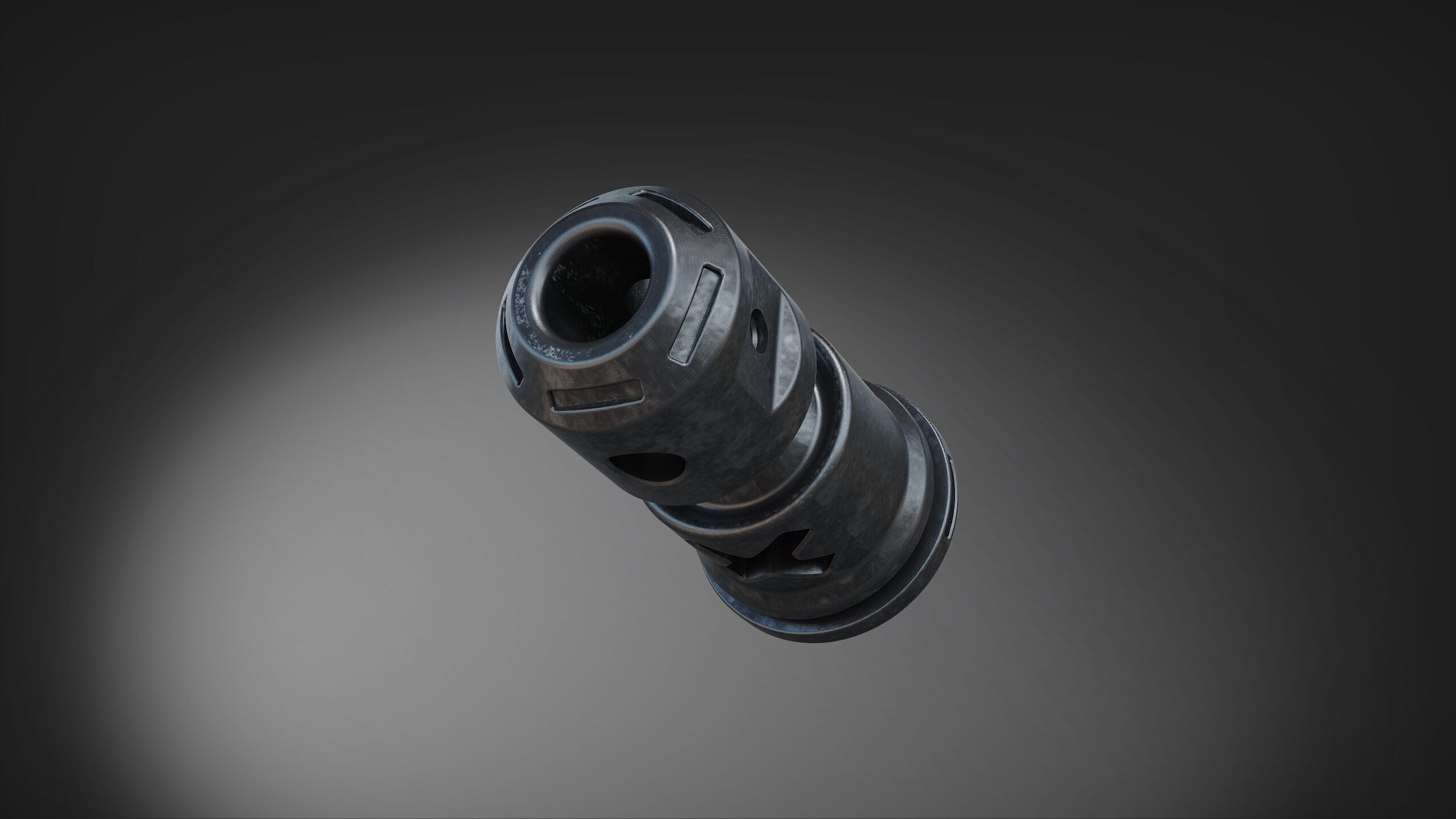 muzzle brake  vol9 3D model_9
