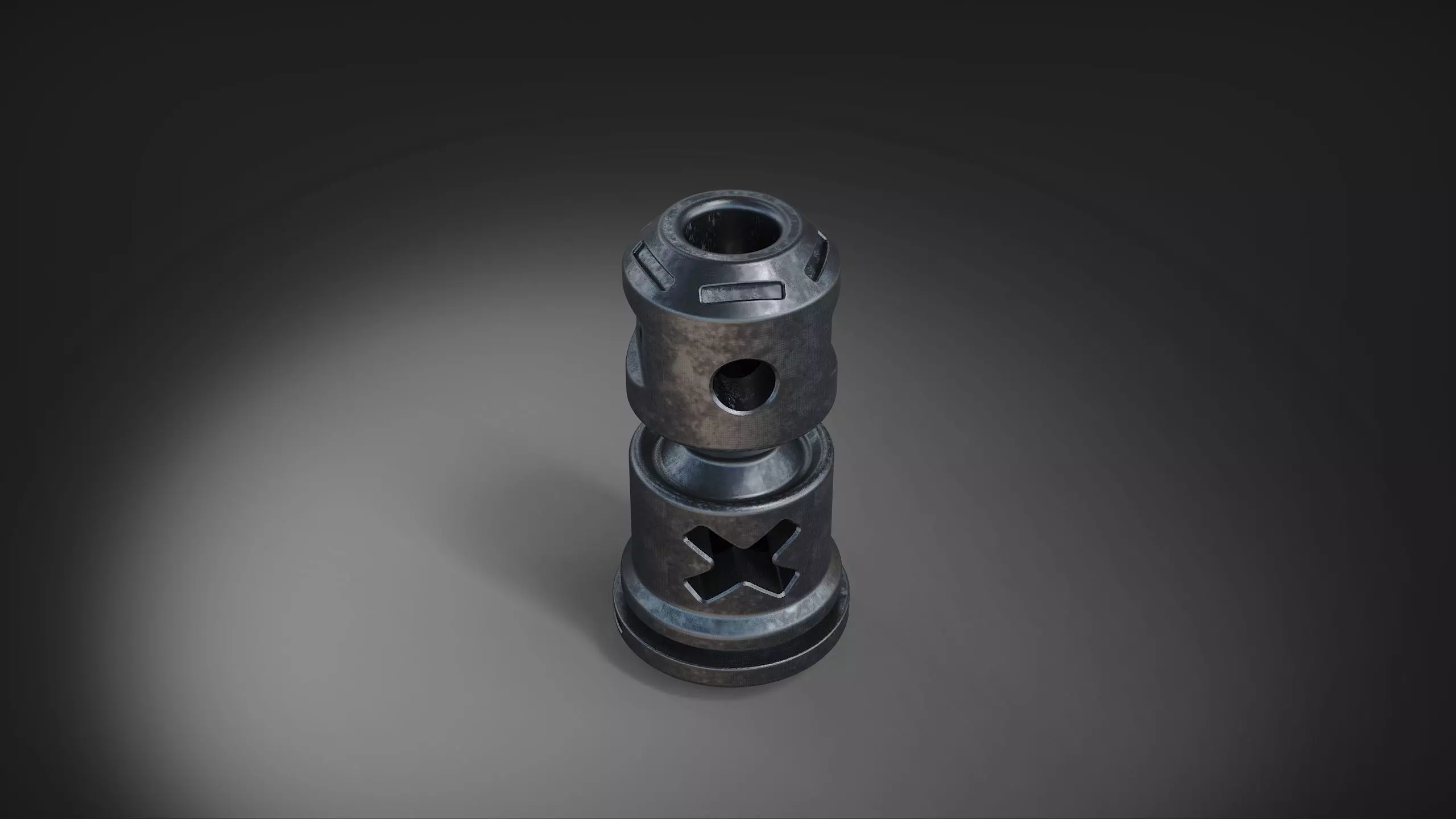 muzzle brake  vol9 3D model_0