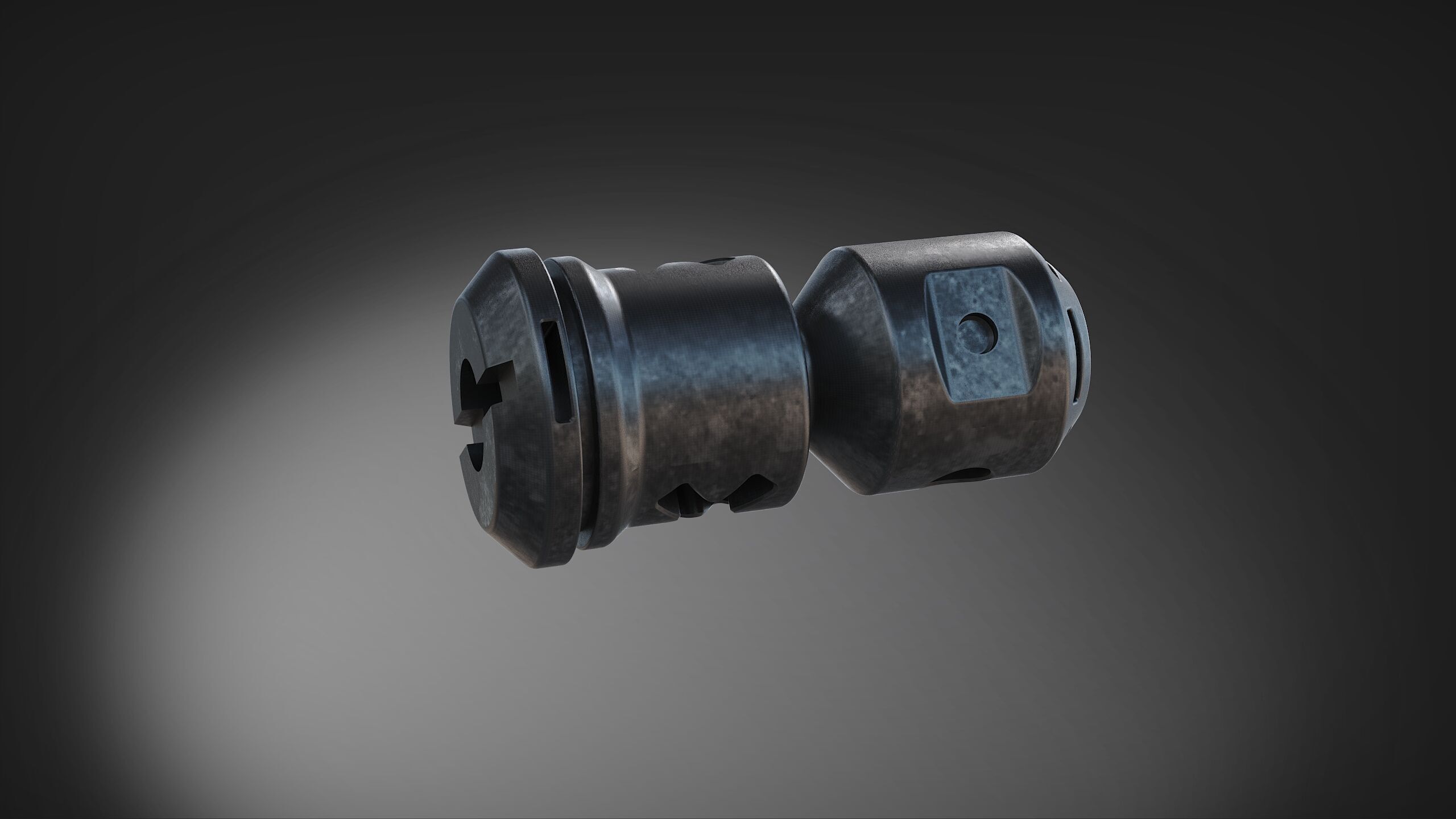 muzzle brake  vol9 3D model_11
