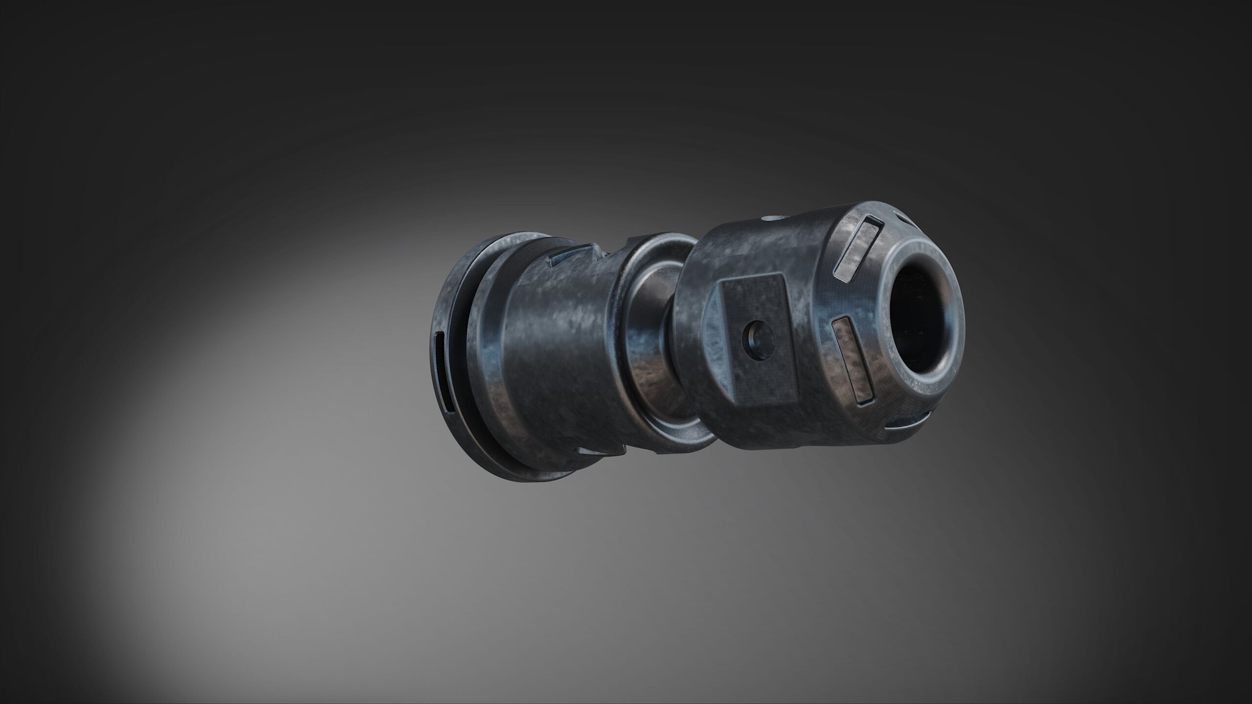 muzzle brake  vol9 3D model_6