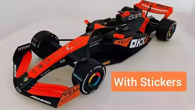 3D Printable McLaren MCL38