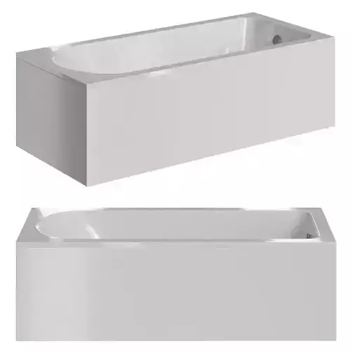 Acrylic bathtub C-Bath Geba 3D model