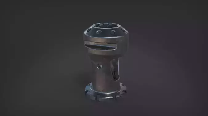 muzzle brake vol10 3D model