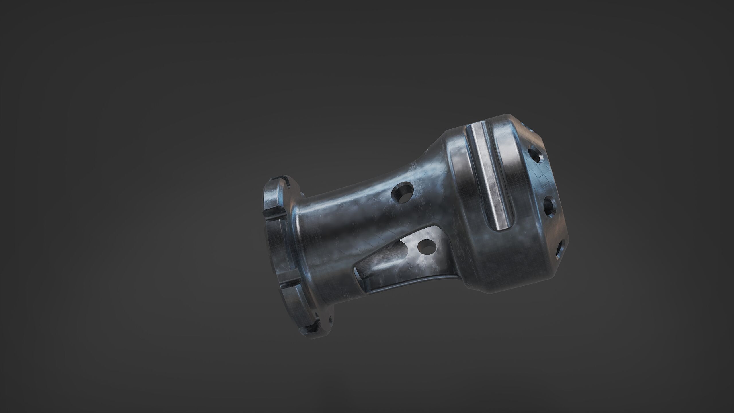 muzzle brake vol10 3D model_10