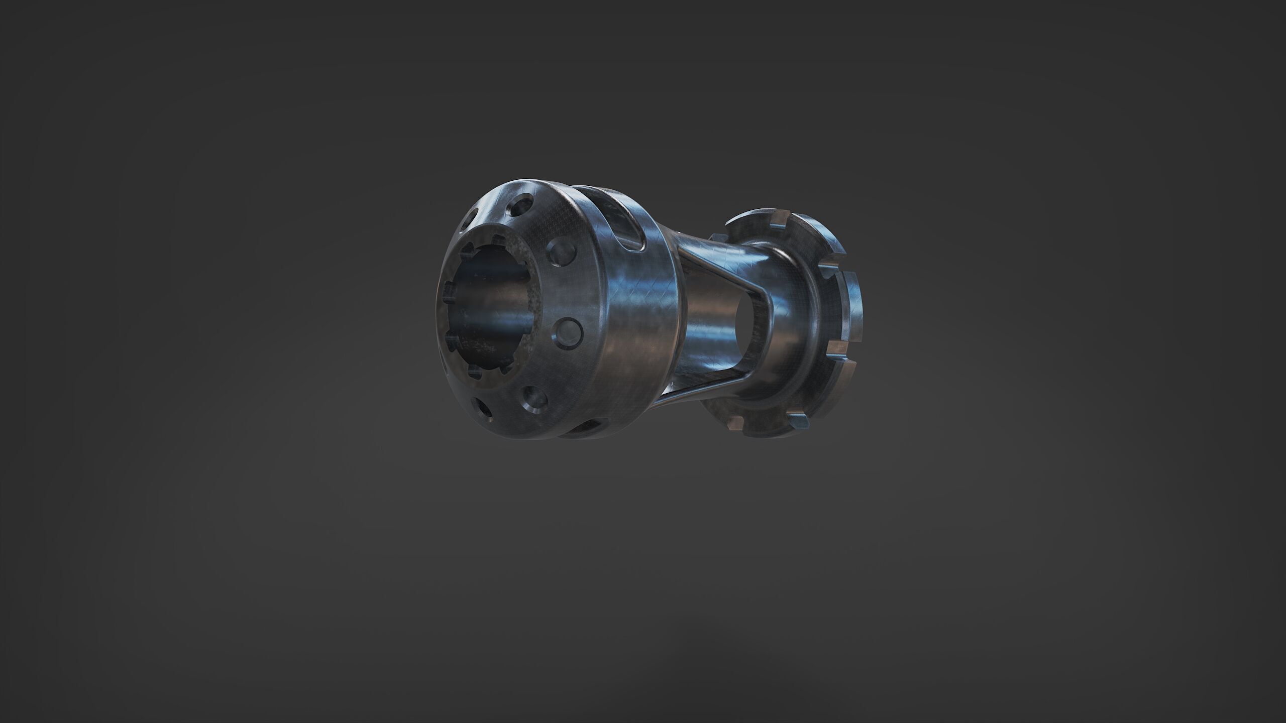 muzzle brake vol10 3D model_2