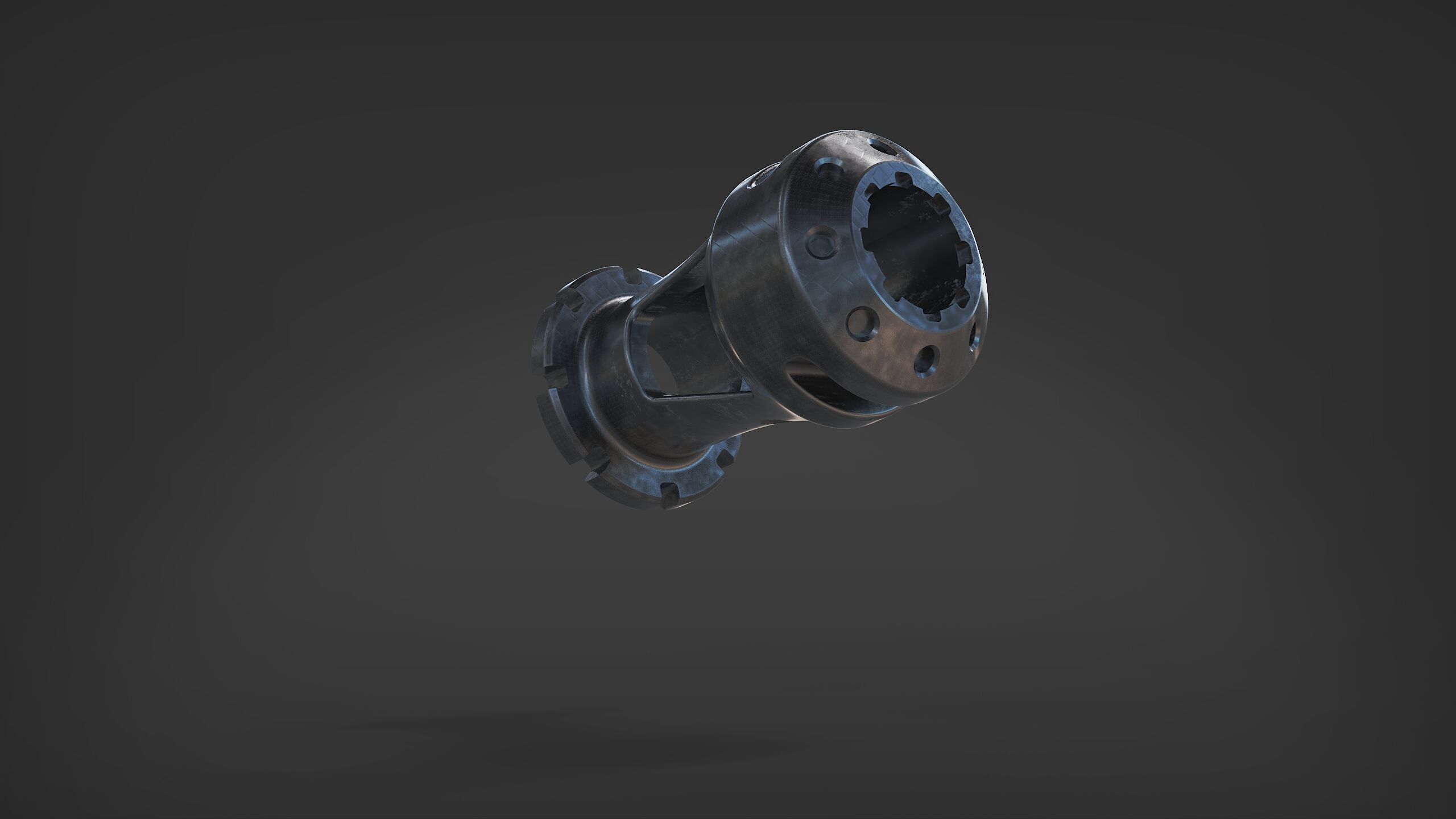muzzle brake vol10 3D model_8