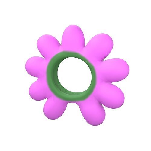 Flower Headband v1 003 Low-poly 3D model
