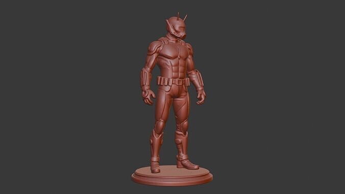 Ant Man Head Bust 3D STL Printable - 3D Model STL 3D print  3D print model