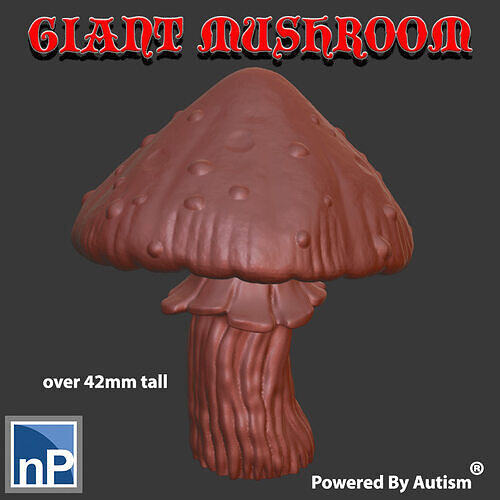 Giant Mushroom Free 3D print model