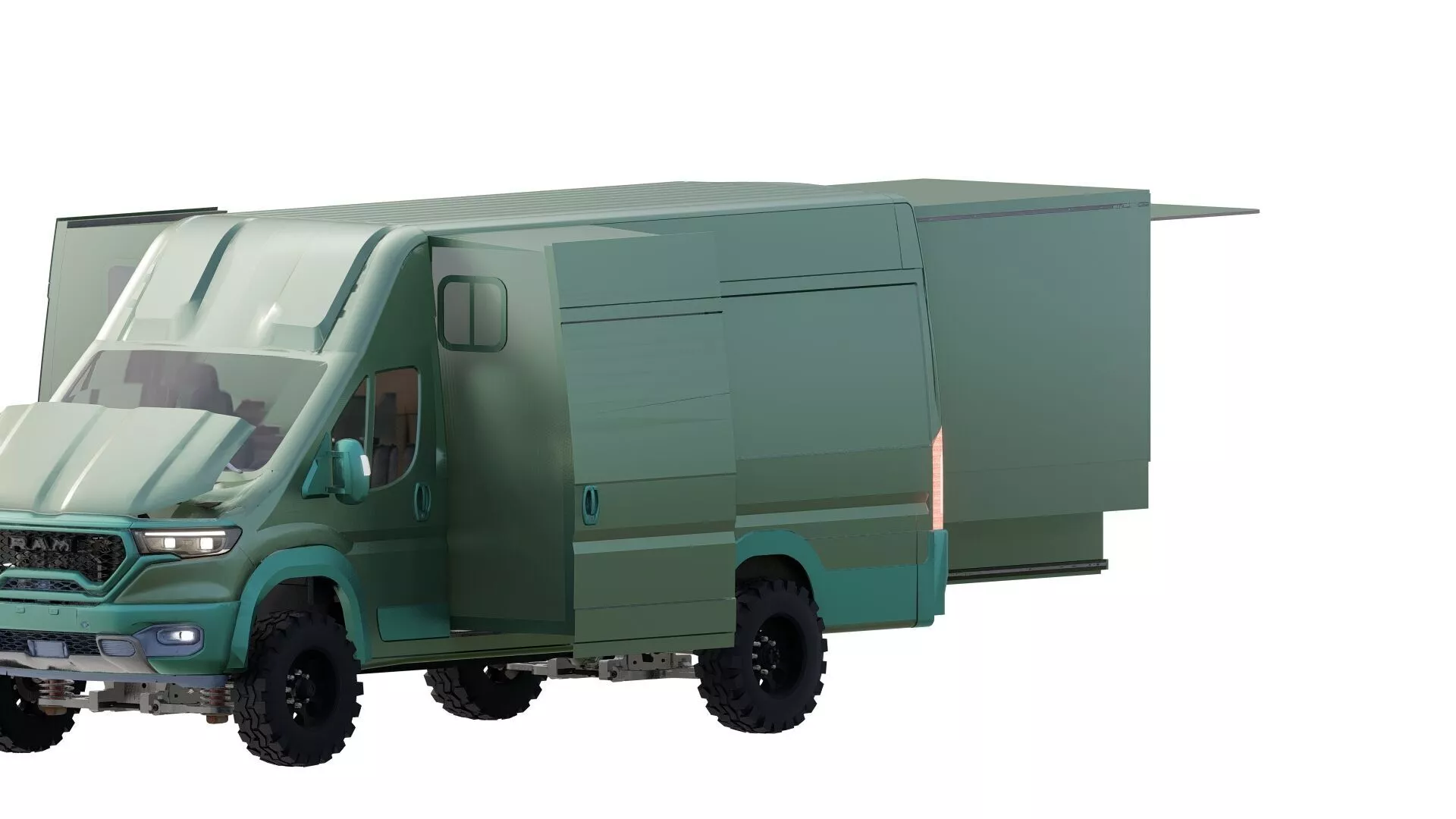 Converted Van 3D model
