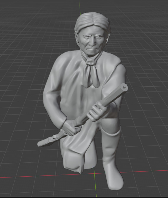 Geronimo 3D print model_21