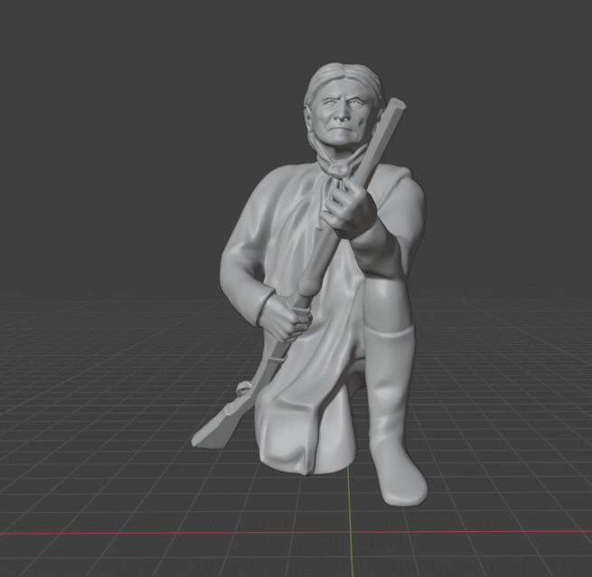 Geronimo 3D print model_1