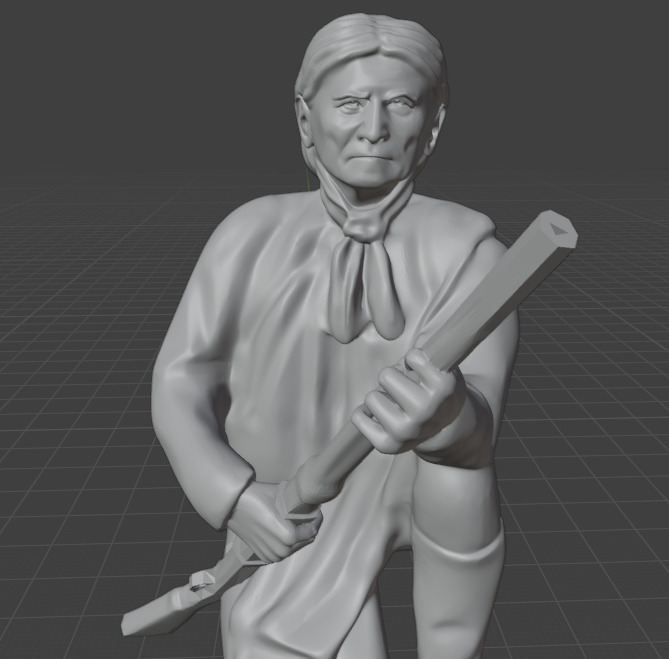 Geronimo 3D print model_7