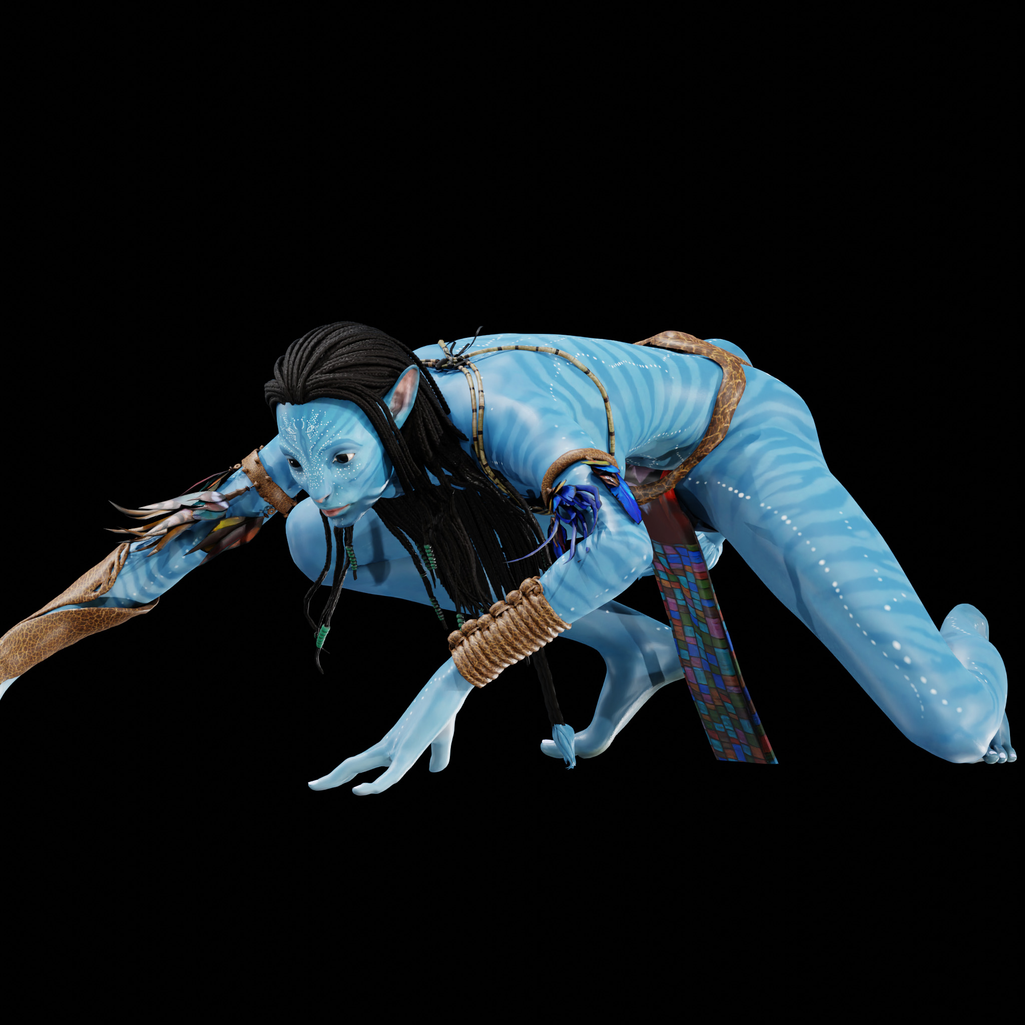 NEYTIRI - AVATAR - THE WAY OF WATER - FAN ART  3D print model_14