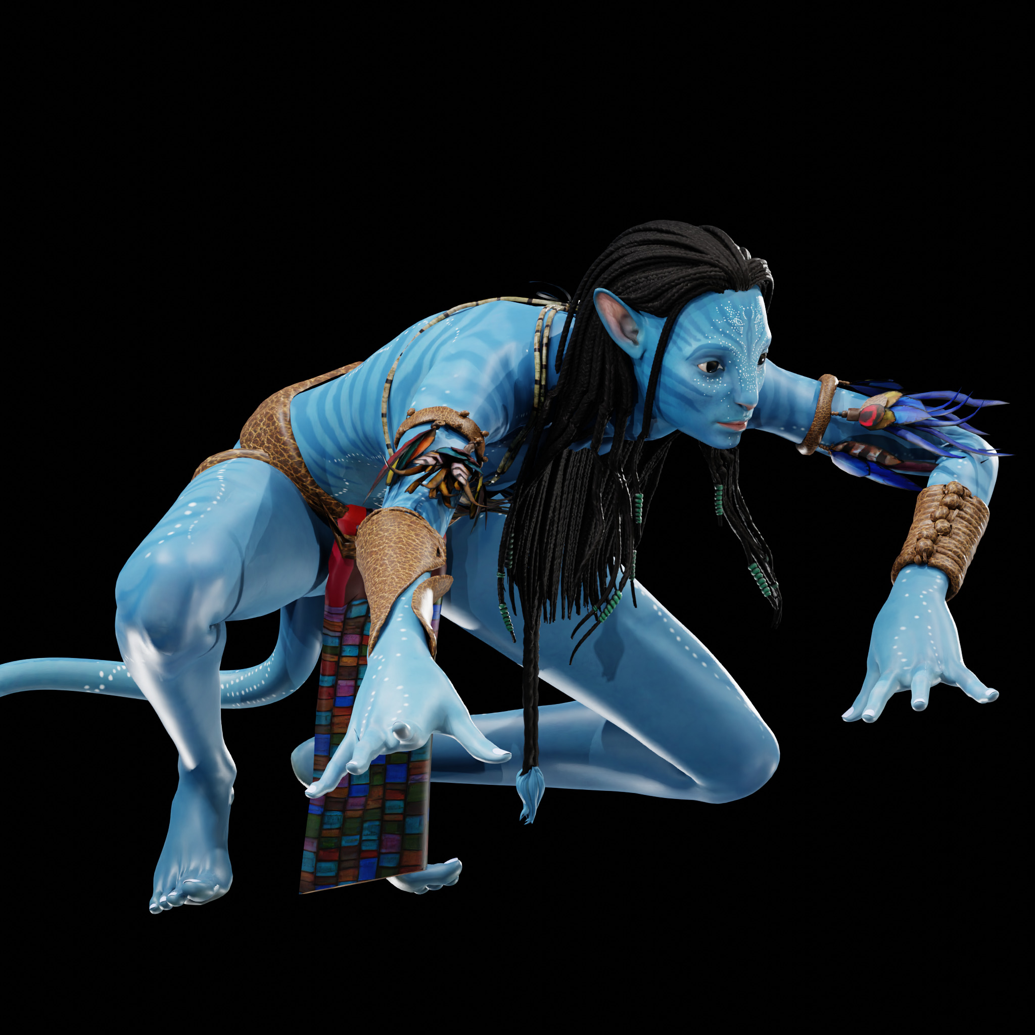 NEYTIRI - AVATAR - THE WAY OF WATER - FAN ART  3D print model_1