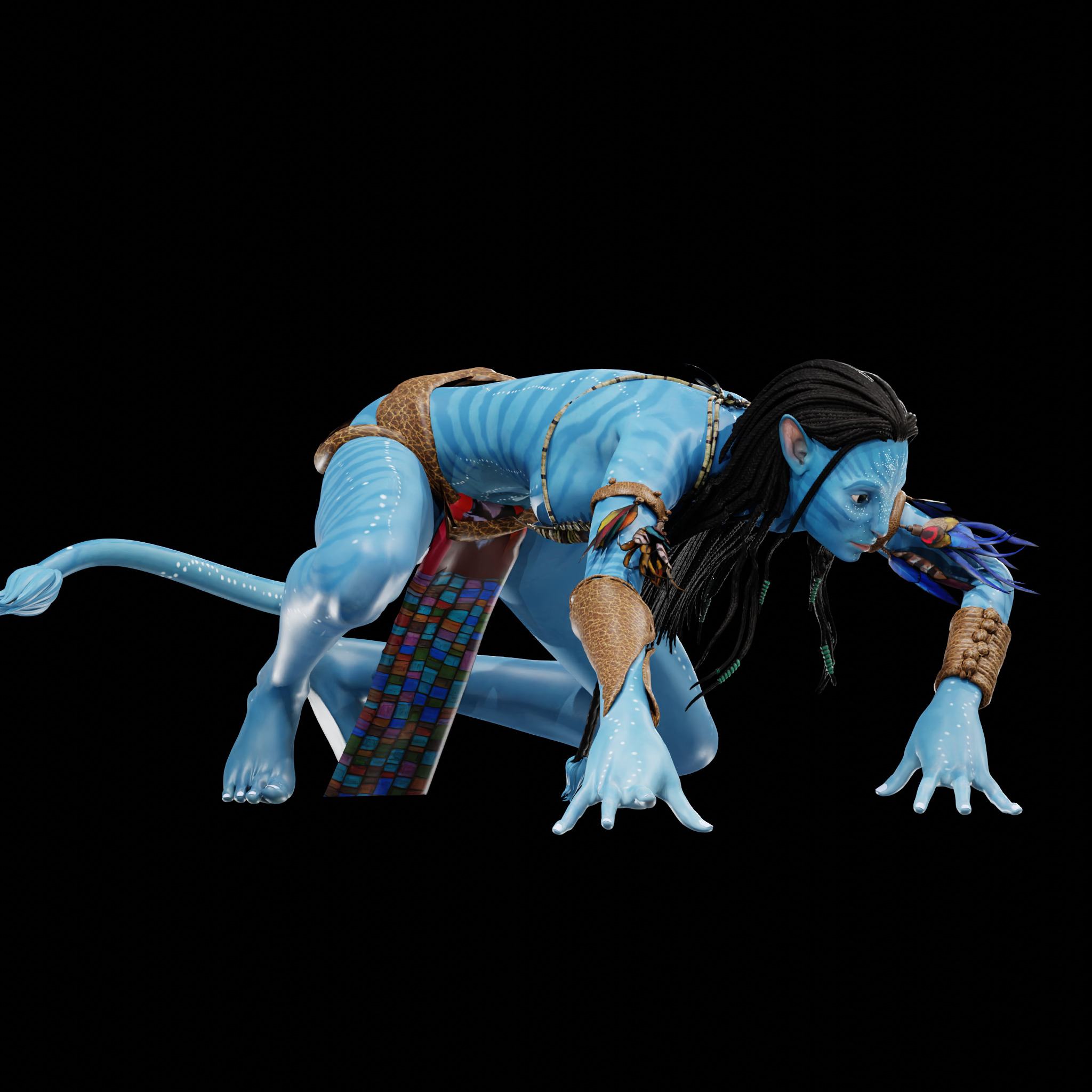 NEYTIRI - AVATAR - THE WAY OF WATER - FAN ART  3D print model_11