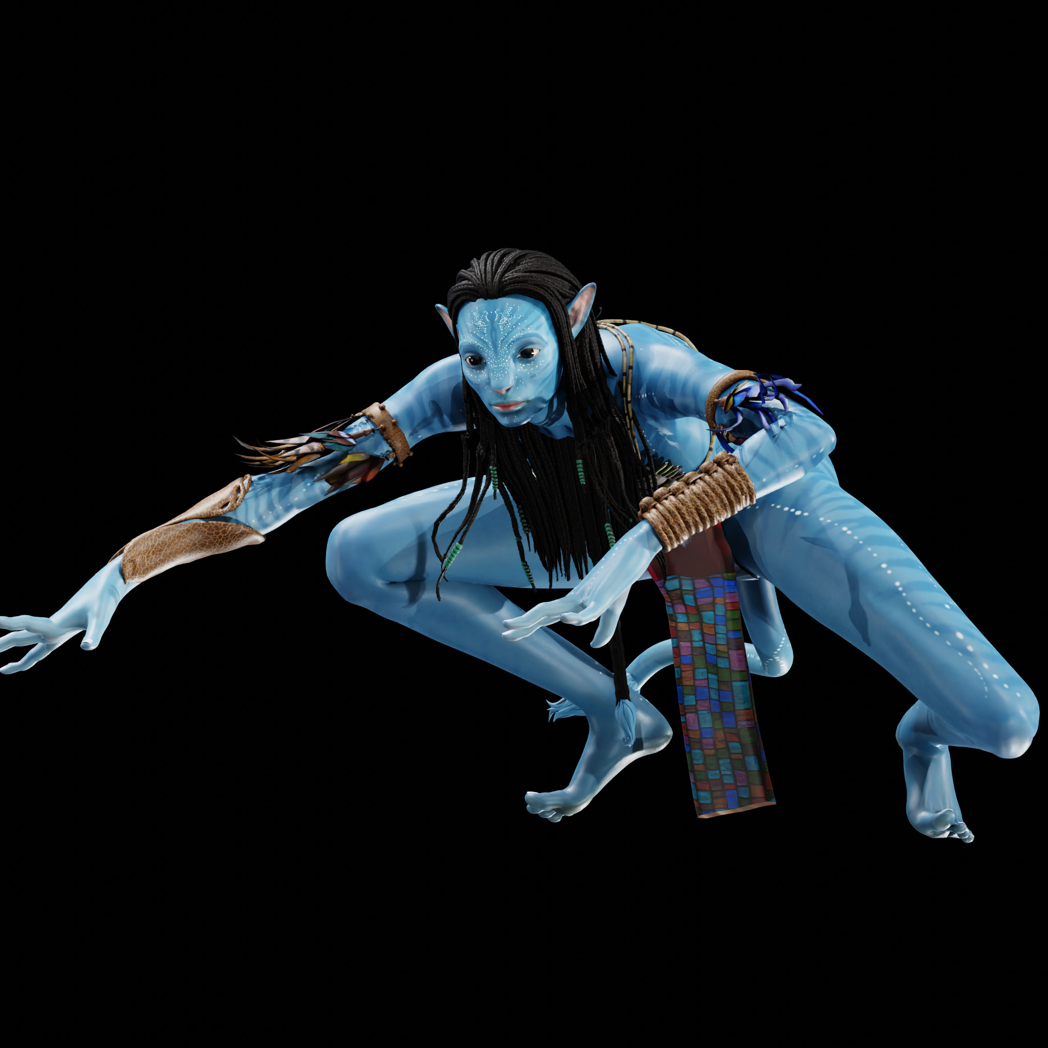 NEYTIRI - AVATAR - THE WAY OF WATER - FAN ART  3D print model_17