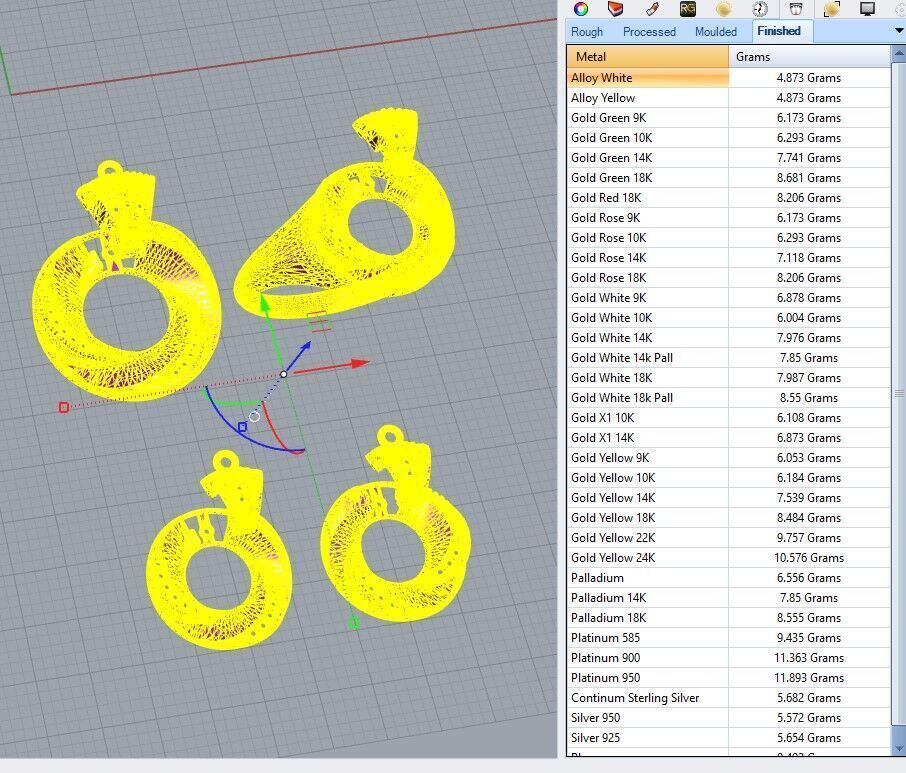 Half set or mini set two tone and two piece 3D print model_10