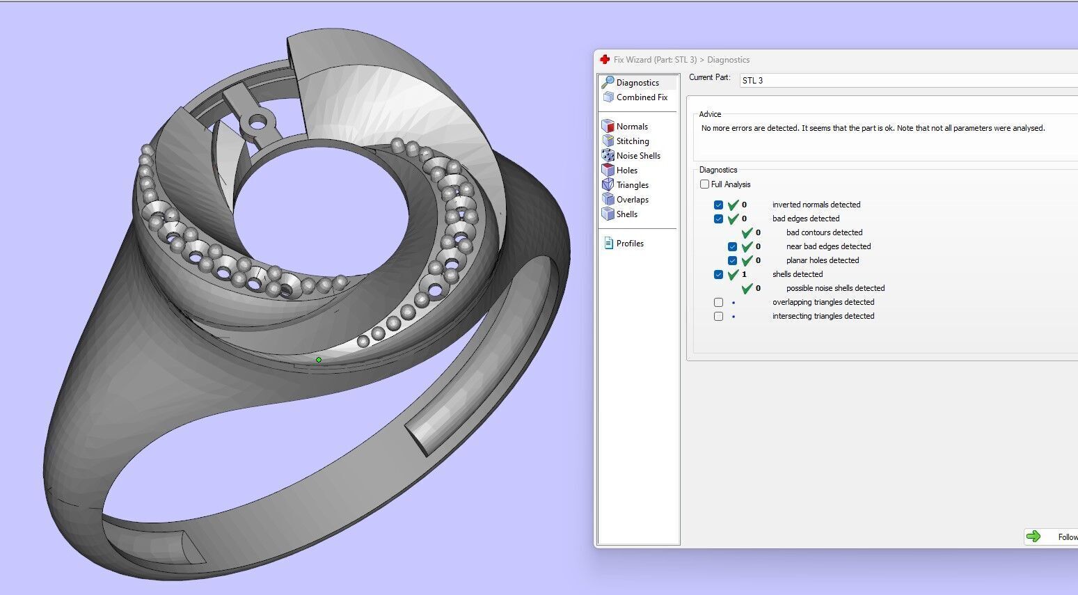 Half set or mini set two tone and two piece 3D print model_3