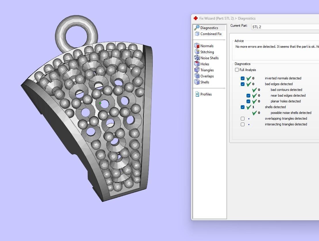 Half set or mini set two tone and two piece 3D print model_2